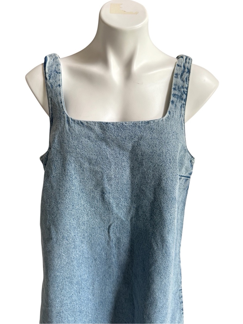 Divided Denim Sleeveless Mini Dress Blue Large NWT - Picture 2 of 7